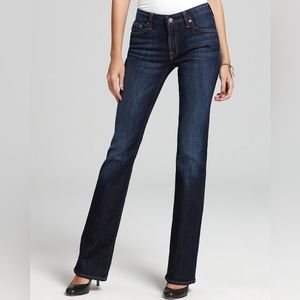 7 for all Mankind straight leg denim, size 29